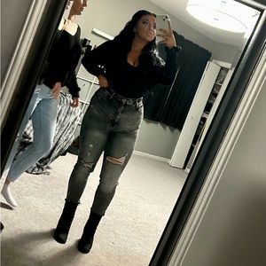 Fashion Nova High Waisted High Stretch Skinny Jeans size 13